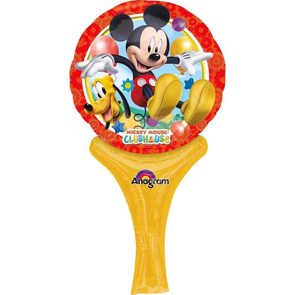 Anagram Mickey Mouse Inflate-a-Fun Foil Balloon (One Size) (Yellow/Red)