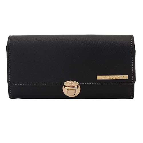 Lapis O Lupo Prick Frond Women Clutch (Black)