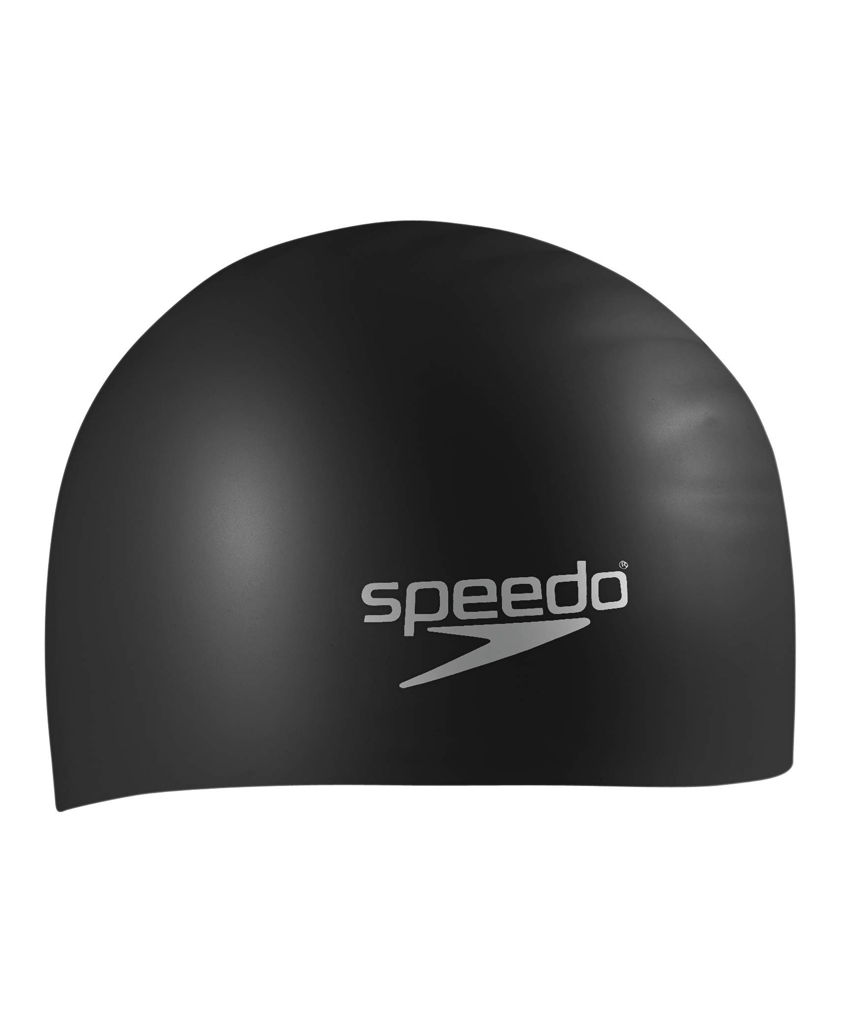 Speedo Unisex Speedo Silicone Long Hair Swim Cap Black One Size, Speedo Black, One Size UK