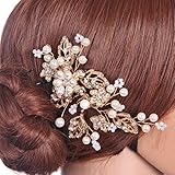Remedios Gold Wedding Headpiece Bridal Comb Crystal Hair Accessory