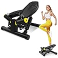 Mini Twist Stepper, Stepper Machine with 330LBS Weight Capacity, Mini Stepper for Full Body Workout, Adjustable Step Height, Smooth and Quiet, Step Machine for Men Women