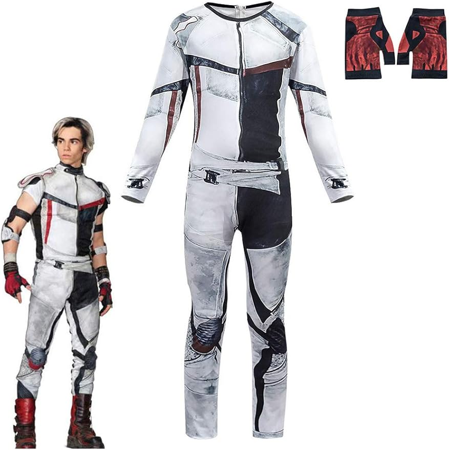Jay Carlos Descendants 3 Costumes for Boys Jumpsuit Halloween Christmas Party