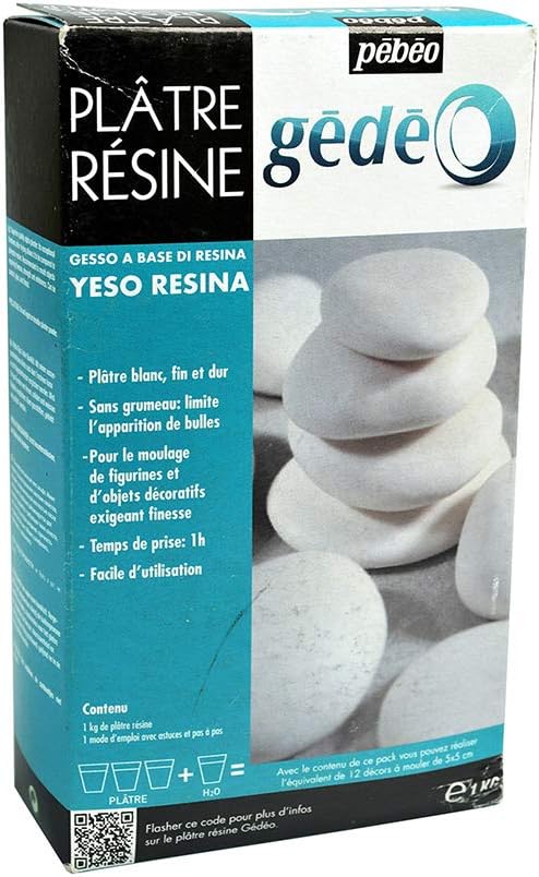Pebeo Gedeo Resin Plaster 1kg White QPA313 - UK Made