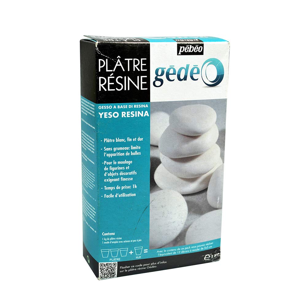 Pebeo GEDEO Resin Plaster 1 kg, QPA313, White