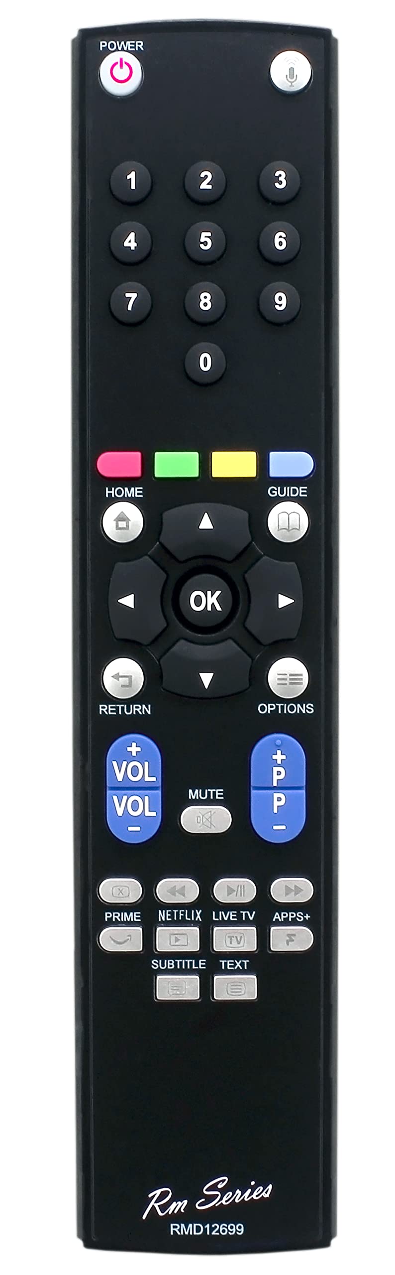 RM-Series Replacement Remote Control for JVC RM-C3253 works on LT40CF890 LT49CF890 LT55CF890