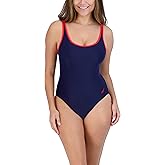 Nautica Womens One-Piece Swimsuit – Slimming Tummy Control Bathing Suit, Quick-Dry Fabric, Bikini Swimsuit