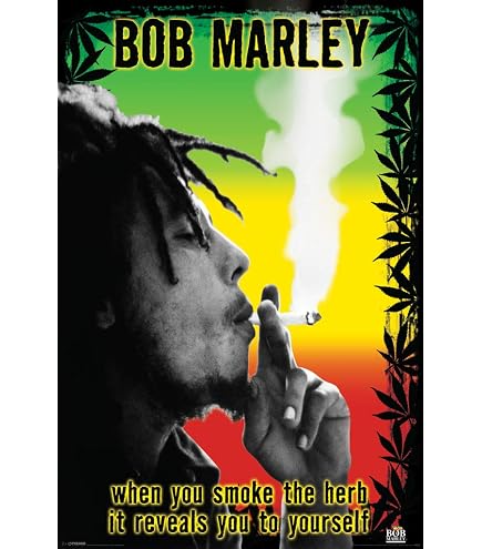Amazon.com: Pyramid America Bob Marley Poster - Bob Marley Herb