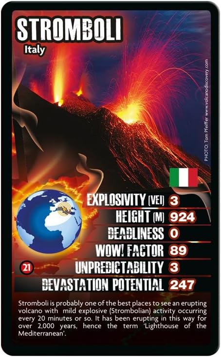 Top Trumps Volcanoes Card Game, Small - Image 5