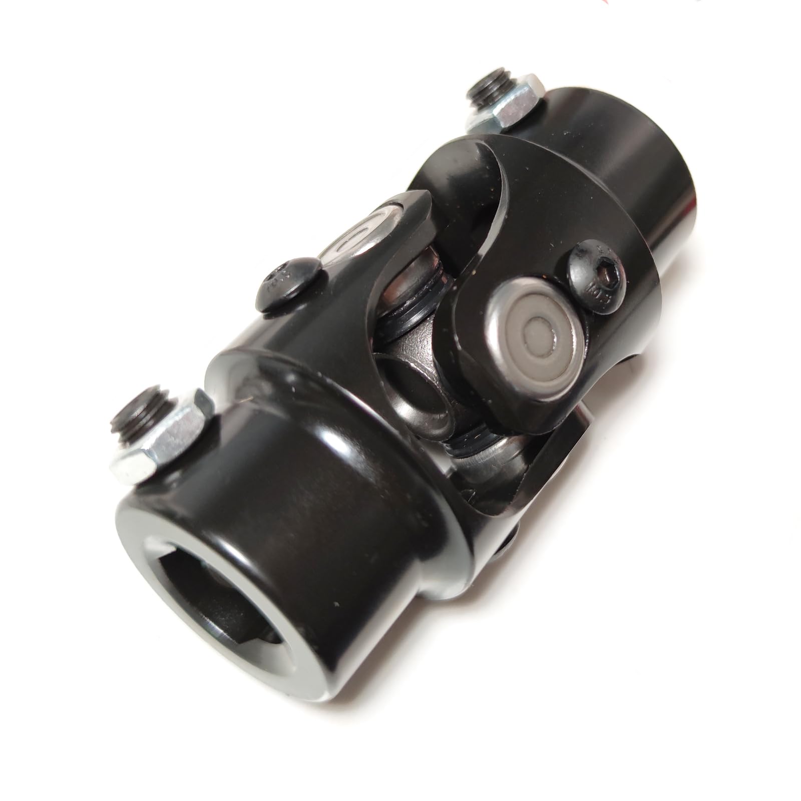 Photo 1 of 3/4" DD x 3/4" DD U Joint for Steering Shaft, Black Universal Single 3/4 inch Double D U-Joint with Max Angle 35° Degree & (3-1/4") Length