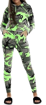 neon green tracksuit womens