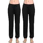 Air Curvey Casual Womens Pants Soft Lounge Pants Sleep Pajama Bottoms With Pocket