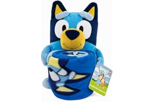The Northwest Group Bluey Hugger and 40"x50" Fleece Throw Blanket & Body Pillow Set