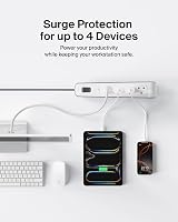 Belkin 4 Way 4 Plug 2 m Surge Protection Extension Lead White view 2