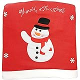 christmas house santa hat chair covers