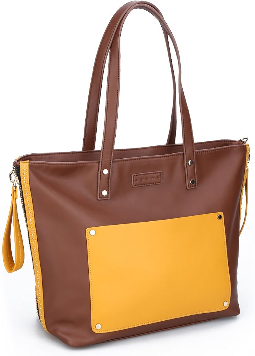 Womens Stylish Tote Bags, SUSEN Casual Shoulder Bag Satchel Patchwork