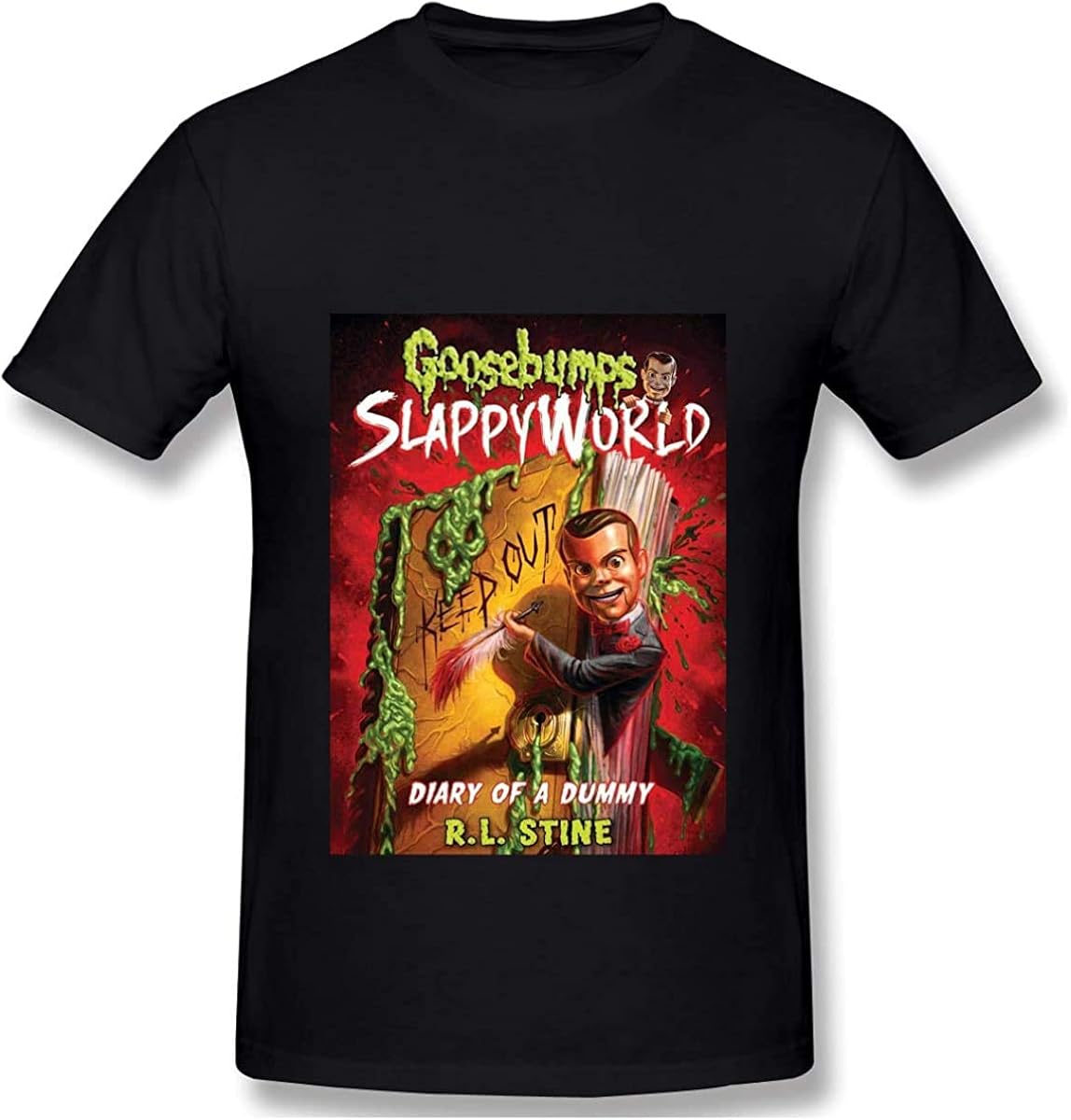 Goosebumps Men Men's Casual Fashion Short Sleeve TShirt Black,Black,Large Amazon.co.uk Clothing