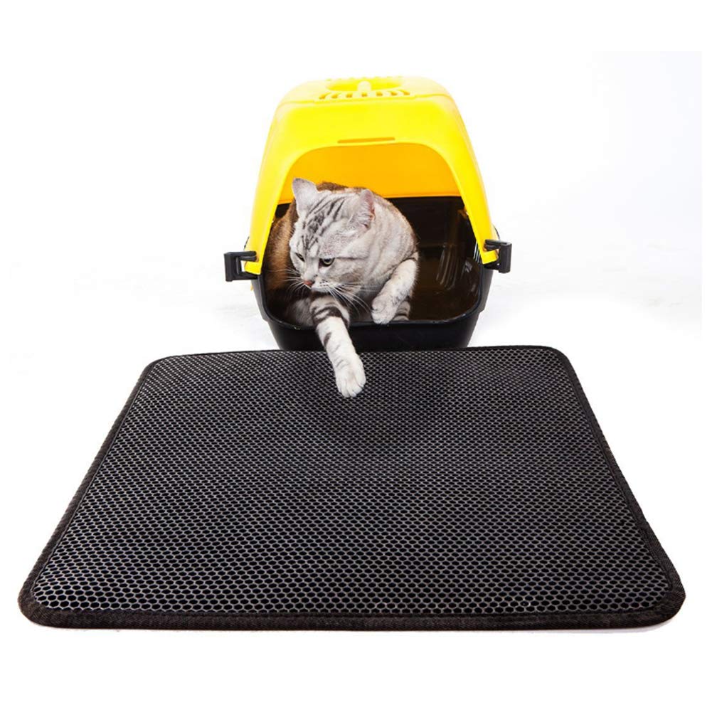 Petneces Cat Litter Mat Cat Litter Trapper Waterproof Double Layer
