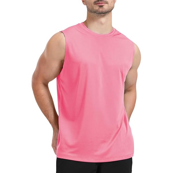TACVASEN Débardeurs blancs pour hommes sans manches en coton pour le gym, gilets d'entraînement, respirants, pour la musculation, pour l'été, #01 Noir, Petit