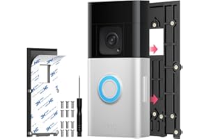 Ring Doorbell Sticky Mount Compatible with Ring Video Doorbell 3, V ideo Door/Bell 3 Plus, Video Door Bell 4, Battery Doorbel