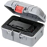 Waterproof &amp; Shockproof Hard Case for BlueDriver Pro/TopScan OBD2 Scanners | Heavy-Duty Automotive Diagnostic Tool Organizer | Portable Lockable Case with Customizable Foam for Small Electronics