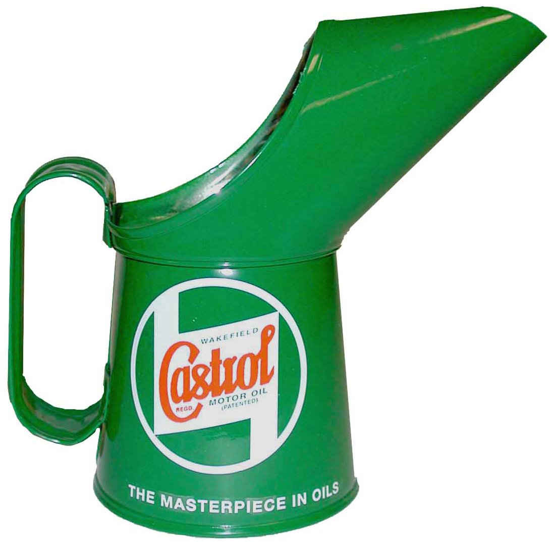 Classic Castrol J100 Pouring Jug, Green, 1/2 pt