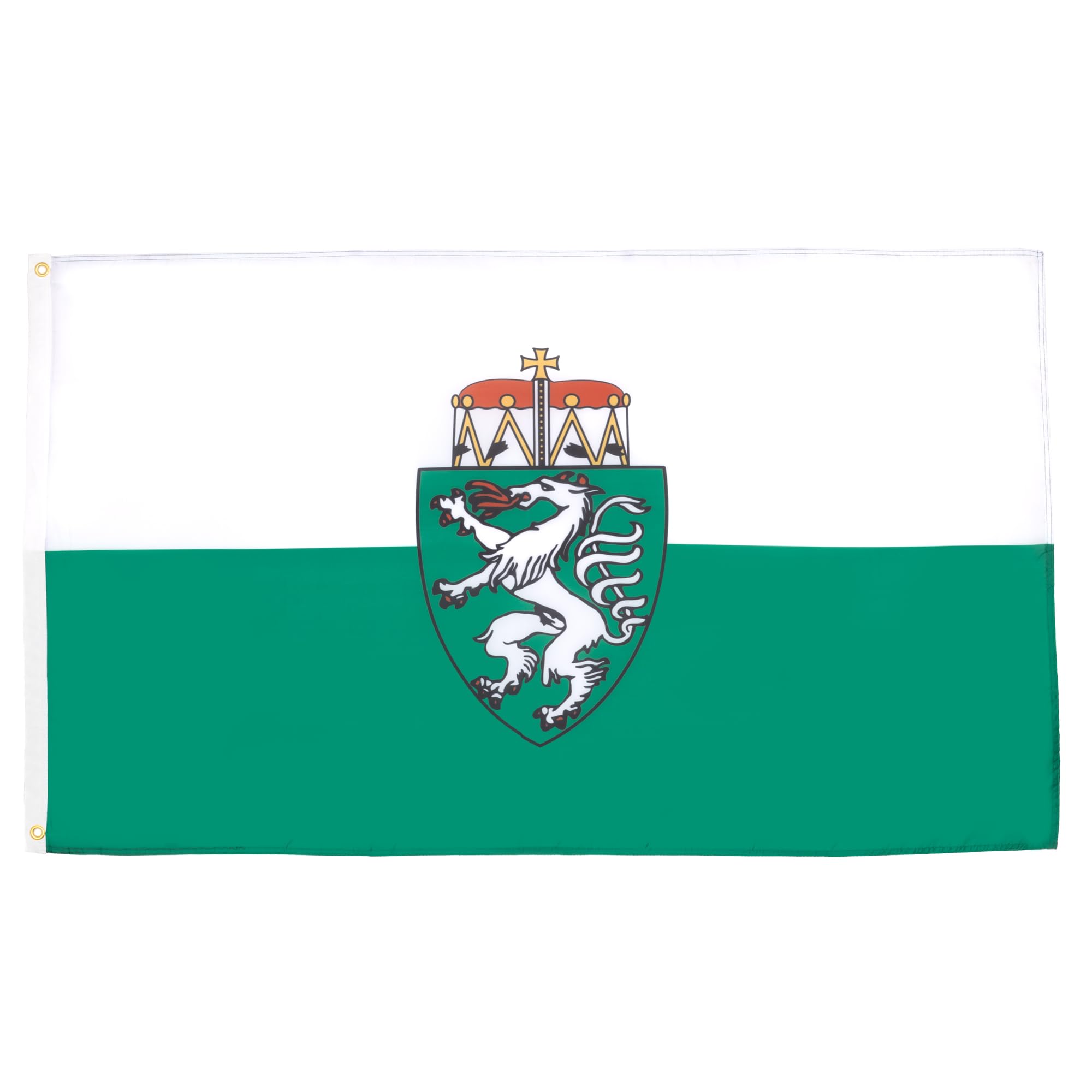 AZ FLAG - Styria Flag - 3x5 Ft - 100D Polyester Steiermark Land In Austria Banner with Two Metal Grommets - Fade Resistant - Vivid Colors - 3' x 5' Feet - 150x90 Cm