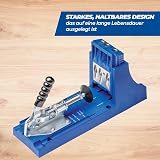 Kreg K4 Pocket Hole Jig 256272 Removable Drill Guide 1/2-1 1/2 Inch Thick view 6