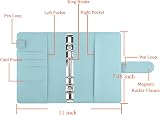 HAUTOCO A6 Budget Binder with Zipper Envelopes Mint Blue view 5