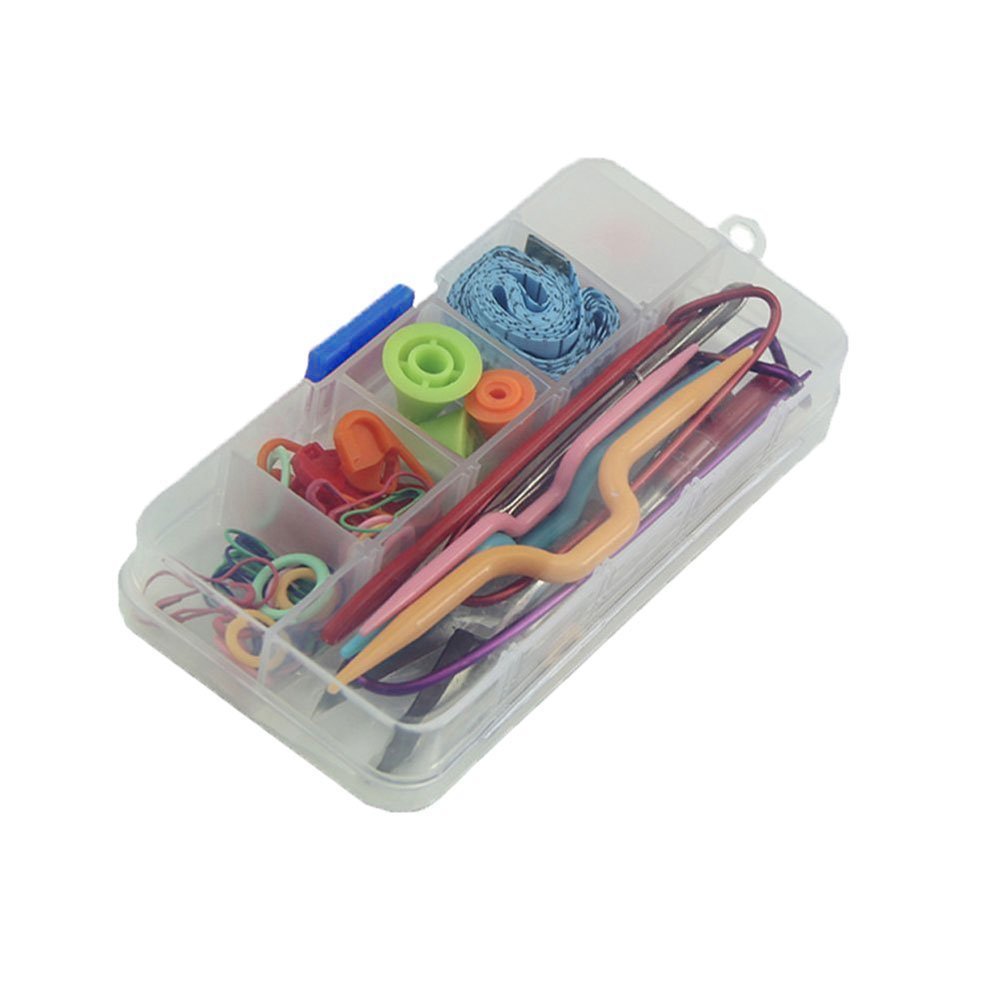 Knitting Needle Case Organizer Bag for Straight & Circular