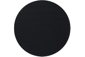 PHENFOR Pet Grooming Table Non-Slip Mat - Padded Mat for at-Home Grooming Dogs and Cats,Bathing Mat for Pets, Diameter: 22.4inch/57cm (Black, Diameter: 22.4inch/57cm)
