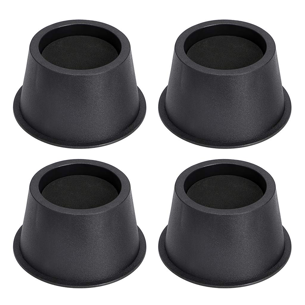 BTSKY Set of 4 Pieces 5cm Round Bed Risers Chair Risers Desk Risers