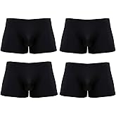 YATEEN Men's Traceless Underwear Ice Silk Boxer Brief