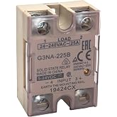 G3NA-225B Solid State Relay - 25A, 24 to 240 VAC, 1-Pole, Zero Cross Functio, Surface Mounting