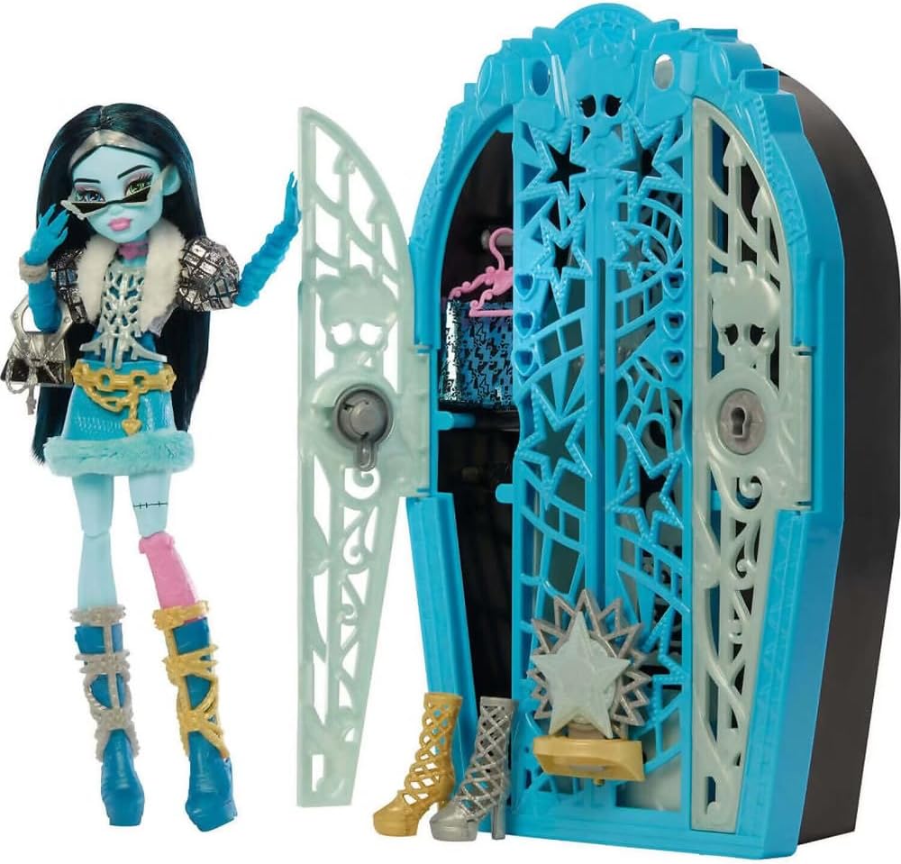 Monster High Skulltimate Secrets Frankie Stein Doll Hauntlywood Set