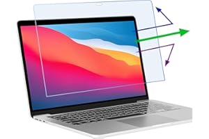 ANTOGOO V Reduce Eye Strain - Anti Blue Light Screen Protector Compatible with MacBook Air 13 Inch(2018-2021, M1)/MacBook Pro 13 Inch(2016-2022, M1, M2), Anti Glare Anti Fingerprint Matte Shield (2 Pack)