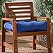 Greendale Home Fashions 20-Inch Indoor/Outdoor Chair Cushion, Marine Blue