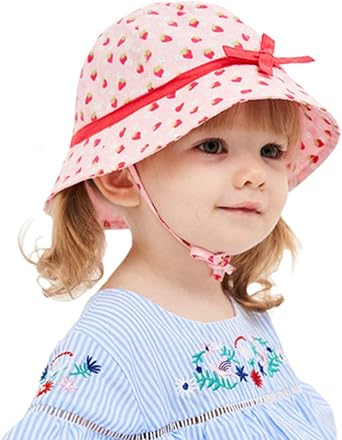 baby sun hat with chin strap uk
