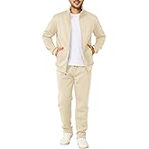 Men's Tracksuits Casual Sweatsuit 2 Piece Full Zip Sweatshirt and Sweatpants Set Athletic Jogging Suit