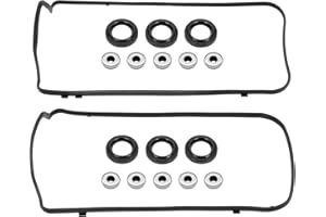 ORTOPIA Engine Valve Cover Gasket Set Compatible with Honda 2008-2016 Accord Crosstour Odyssey Pilot Ridgeline for Acura 2007-2018 MDX RDX RL TL TSX ZDX 3.5L 3.7L Replaces OE 12341-R70-A00 VS50773R