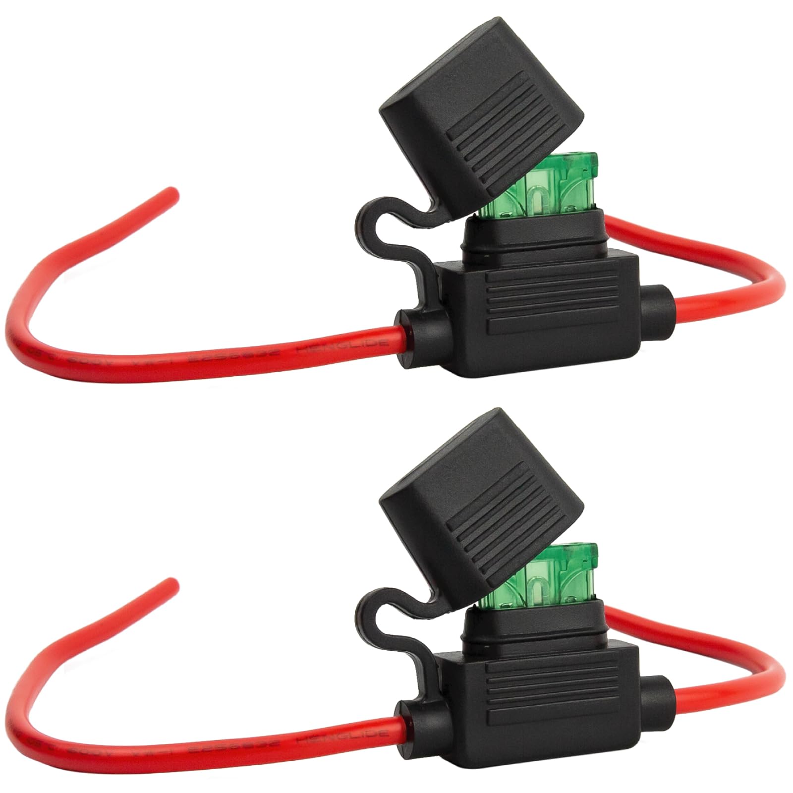 Gaoekoius 2 PCS 12 AWG Inline Fuse Holder with 30A