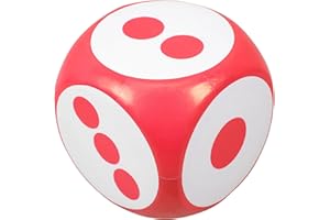 Lurrose Large Foam Dice Jumbo Six-Sided Game Prop for Parties Family Gatherings and Team Events Portable
