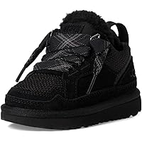 Amazon.com | UGG All Gender Goldencush Sneaker, Black, 4/5