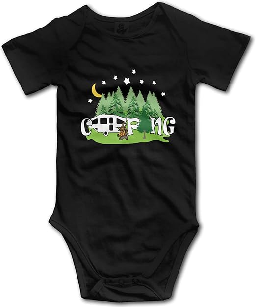 Happy Camping Baby Boy Girl Clothes Summer Outfits Cotton