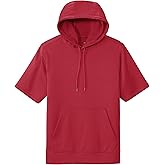 SPORT-TEK Unisex Sport-Wick Fleece Short Sleeve Hooded Pullover