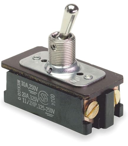 Carling Technologies EK204-73 Toggle Switch, Dpst, 20A, 250V Pack