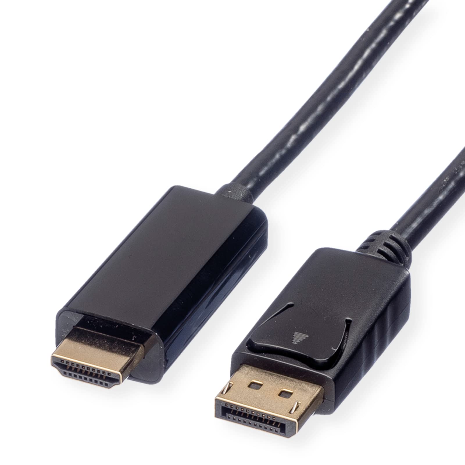 ROLINE DisplayPort Cable DP - UHDTV, ST/ST, Black, 1 m