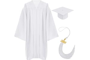 Mukum Kindergarten Graduation Cap and Gown Set with 2025 Charms Tassel Graduations Cap and Gown for Kid Preschool