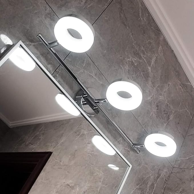 NBVCX Möbeldekoration Badezimmerspiegellampen 3-Licht Badezimmerspiegel