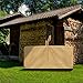 Sunkorto Log Rack Cover, 8-Feet Heavy Duty Waterproof Patio Outdoor Firewood Rack Cover