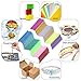 COCODE 12 Colors 120Pcs Hot Glue Gun Sticks 7mm by 10cm Hot Melt Glue Sticks Mini Glitter for DIY Art Craft Woodworking